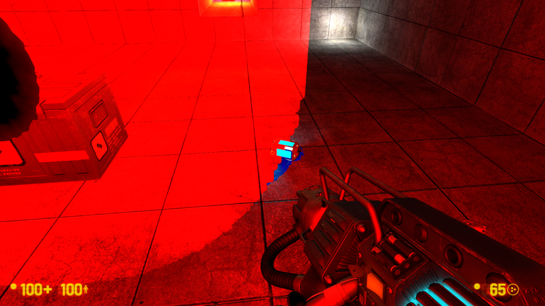 Dynamic light enabled, not using standart VRAD light.