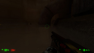 Players camera doesn't hit the water.