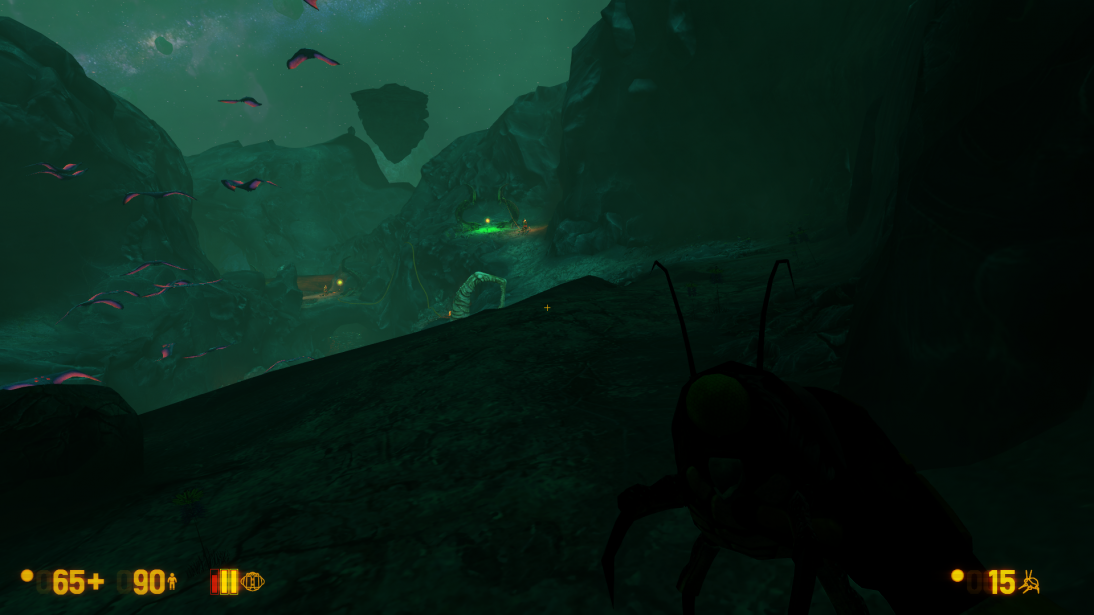 Black Mesa, map bm_c4a1b1. NormalBias - 5.