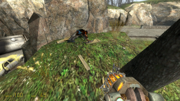 The first crossbow in the game.