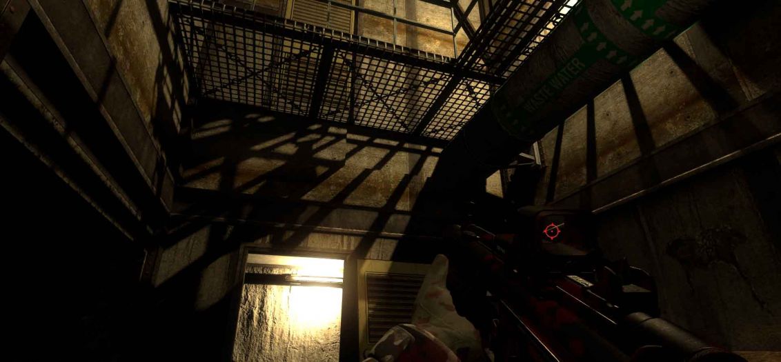 Example. Note that the grate holes are much smaller than shadows from them, the shadows position is also inaccurate.