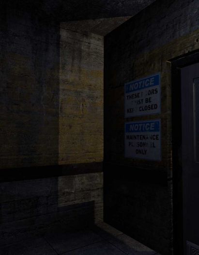 The scene from player's position in bm_c2a2a map.