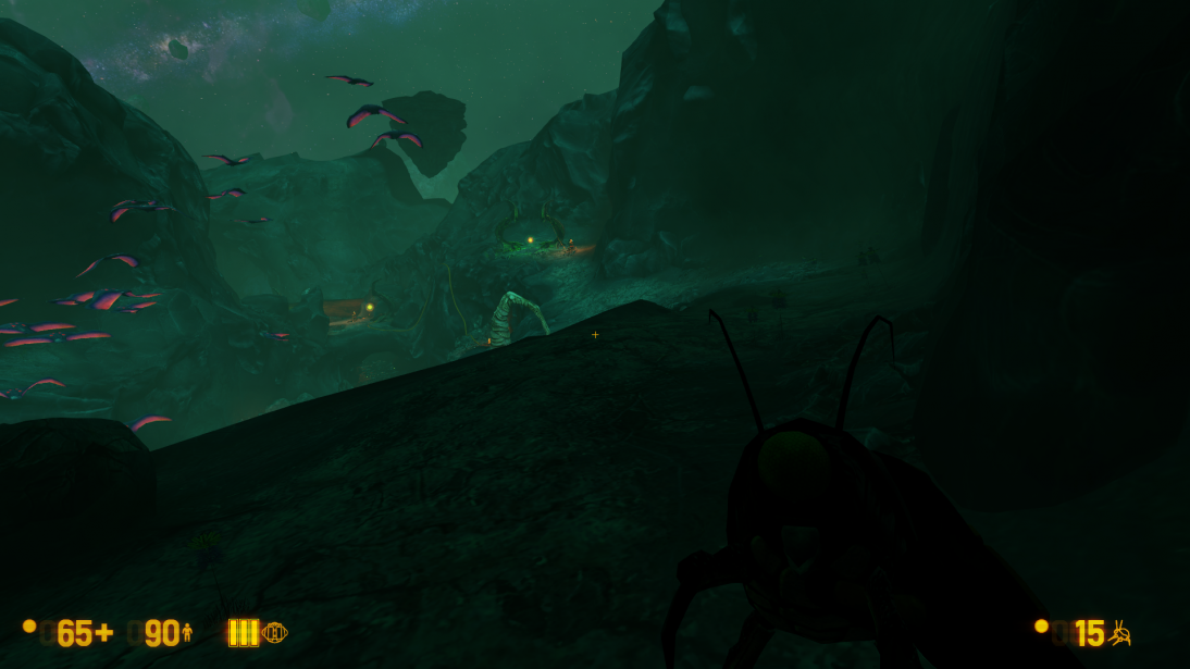 Black Mesa, map bm_c4a1b1. NormalBias - 1.