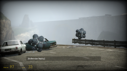 Rollermines popping up out of the ground.