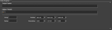 Entity Properties Window