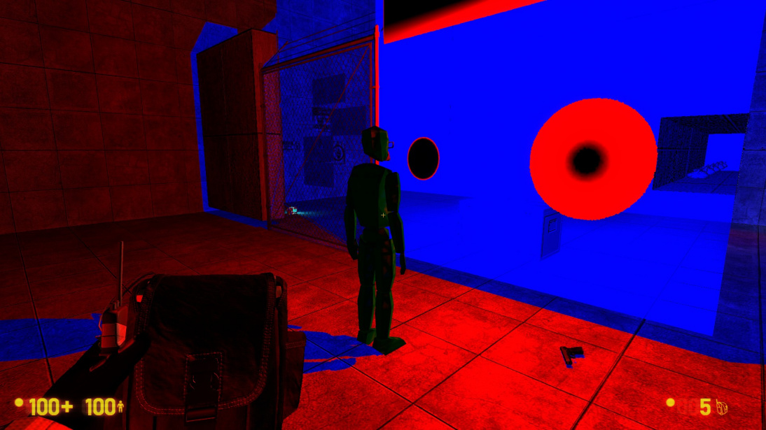 Dynamic light enabled, not using standart VRAD light.