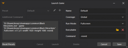 Running a Mod